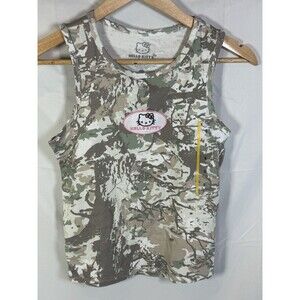 Hello Kitty By Sanrio Camo Size Small Women’s Sleeveless Tank Top Shirt